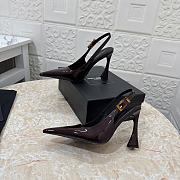 YSL coffee high heel 10cm - 4