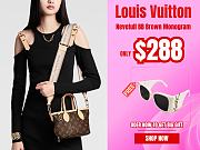 Louis Vuitton Nevefull BB Brown Monogram Pink Strap - 24 x 14 x 9cm - 1