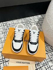 Louis Vuitton LV Stadium Sneaker Black White - 4