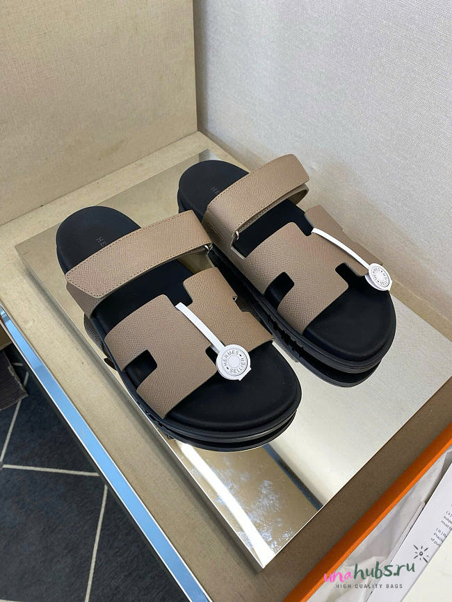 Hermes Chypre Epsom Sandal Etoupe - 1