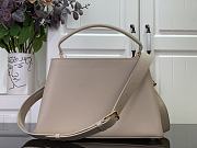 Louis Vuitton Capucines MM Souple Grey Beige 33x24x12cm - 6