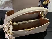 Louis Vuitton Capucines MM Souple Grey Beige 33x24x12cm - 5