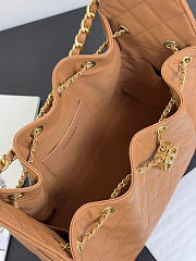 Chanel 25 Small Handbag Brown 30x26x14cm - 3