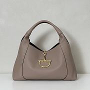 Gucci Softbit Maxi Shoulder Bag Taupe 46x26x16cm - 1