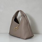Gucci Softbit Maxi Shoulder Bag Taupe 46x26x16cm - 6