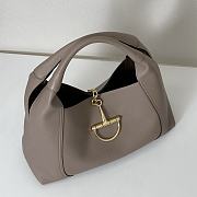 Gucci Softbit Maxi Shoulder Bag Taupe 46x26x16cm - 3