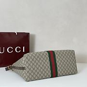 Gucci Savoy Medium Travel Bag Brown 48x28x18cm - 6