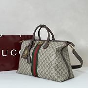 Gucci Savoy Medium Travel Bag Brown 48x28x18cm - 5