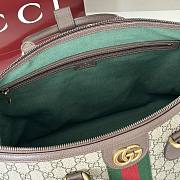 Gucci Savoy Medium Travel Bag Brown 48x28x18cm - 3