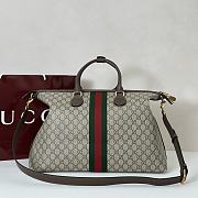 Gucci Savoy Medium Travel Bag Brown 48x28x18cm - 2