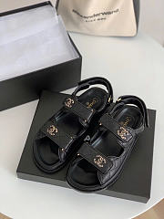 Chanel Black Dad Sandal - 4