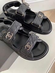 Chanel Black Dad Sandal - 3