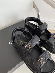 Chanel Black Dad Sandal - 2