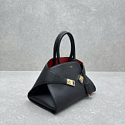 Ferragamo Hug Tote Bag Black Red 31.5x19x22cm - 4