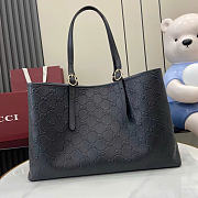 Gucci GG Emblem Large tote bag Black 38x25x15cm - 5
