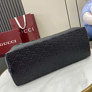 Gucci GG Emblem Large tote bag Black 38x25x15cm - 4