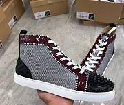 Christian Louboutin Printed Studded Sneakers - 5
