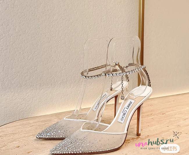 Jimmy Choose Seada 100 White Heel - 1