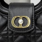 Dior Jolie Top Handle Mini Bag Black 18.5x13x8.5cm - 2
