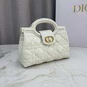 Dior Jolie Top Handle Mini Bag White - 4