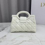 Dior Jolie Top Handle Mini Bag White - 3