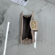 Dior Jolie Top Handle Mini Bag Pink 18.5x13x8.5cm - 6