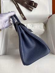 Hermes Birkin 25 Navy Blue Togo Gold 25cm - 4