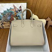 Hermes Birkin 30 Beige Togo Silver 30cm - 3