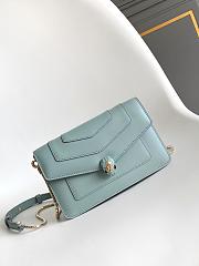 Bvlgari Serpenti Bag Light Blue 20x12x4.5cm - 1