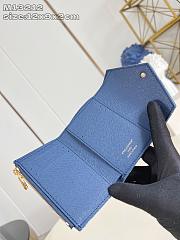 Louis Vuitton Wallet Denim Blue 12x9x2cm - 3