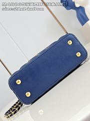 Louis Vuitton LV Mini Capucines Blue 21cm - 5
