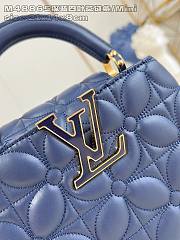 Louis Vuitton LV Mini Capucines Blue 21cm - 2