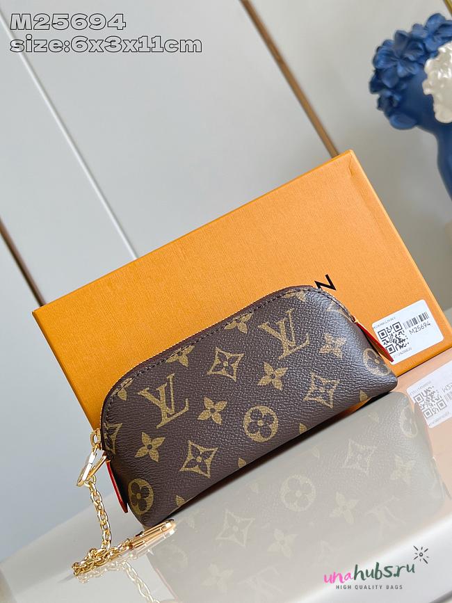 Louis Vuitton LV Cosmetic Lipstick Pouch 11x6x3.3cm - 1