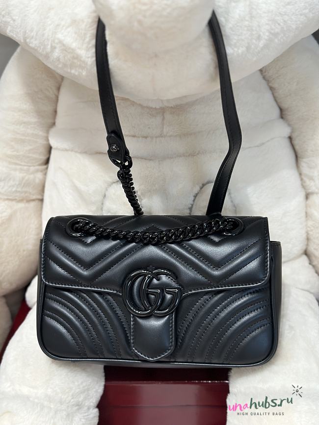 Gucci Marmont Full Black 23cm - 1