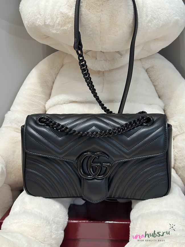 Gucci Marmont Full Black 26x15x7cm - 1