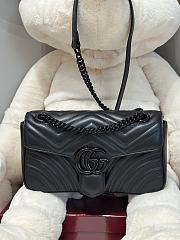 Gucci Marmont Full Black 26x15x7cm - 1