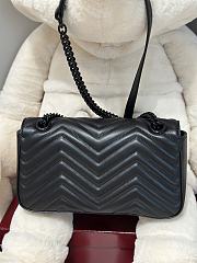 Gucci Marmont Full Black 26x15x7cm - 4
