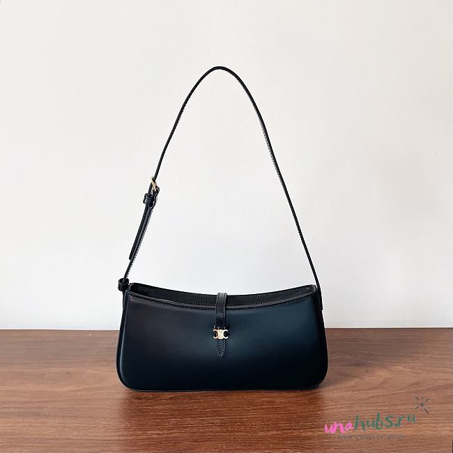 Celine Tina Shoulder Bag Black 25x11.5x2.5cm - 1