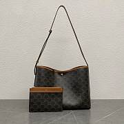 Celine Soft Shopper Bag Canvas 32.5x24.5x14cm - 1