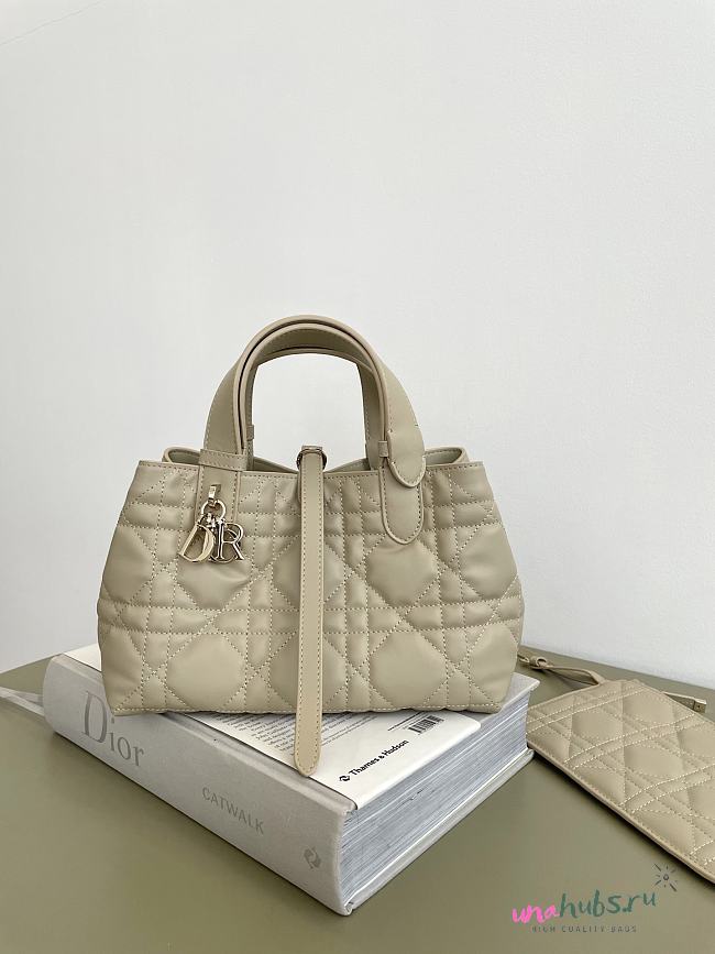 Dior Toujours Bag Beige 23x15x15cm - 1