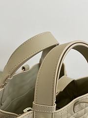 Dior Toujours Bag Beige 23x15x15cm - 2