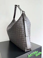Bottega Veneta Traveller Hobo Dark Brown Bag - 58x46x10cm - 4