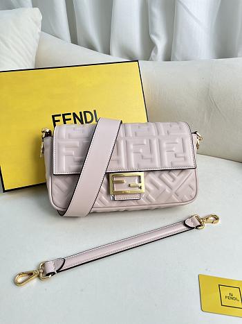 Fendi Baguette Bag Pink 27cm