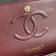 Chanel Medium Flap Bag Black Caviar Gold 25cm - 3