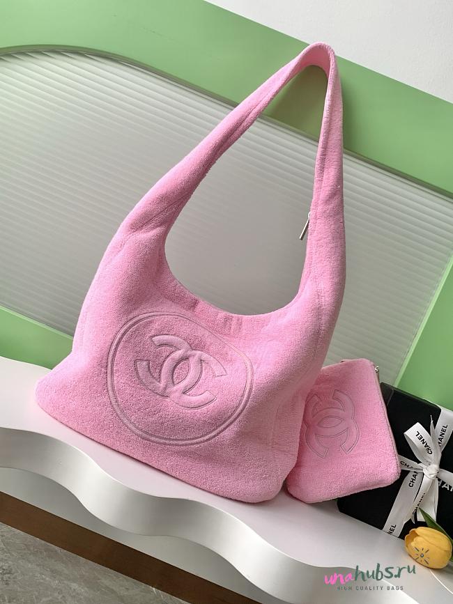 Chanel Coco Beach Bag Pink 38x58x20cm - 1