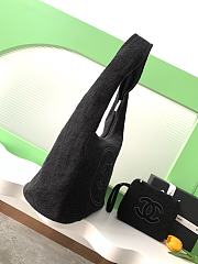 Chanel Coco Beach Bag Black 38x58x20cm - 4