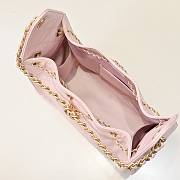 Chanel 25 Small Handbag Pink 30x26x14cm - 3