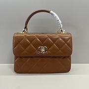 Chanel Trendy Handle Tan Gold 25cm - 1