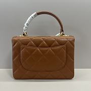 Chanel Trendy Handle Tan Gold 25cm - 5