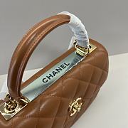 Chanel Trendy Handle Tan Gold 25cm - 4